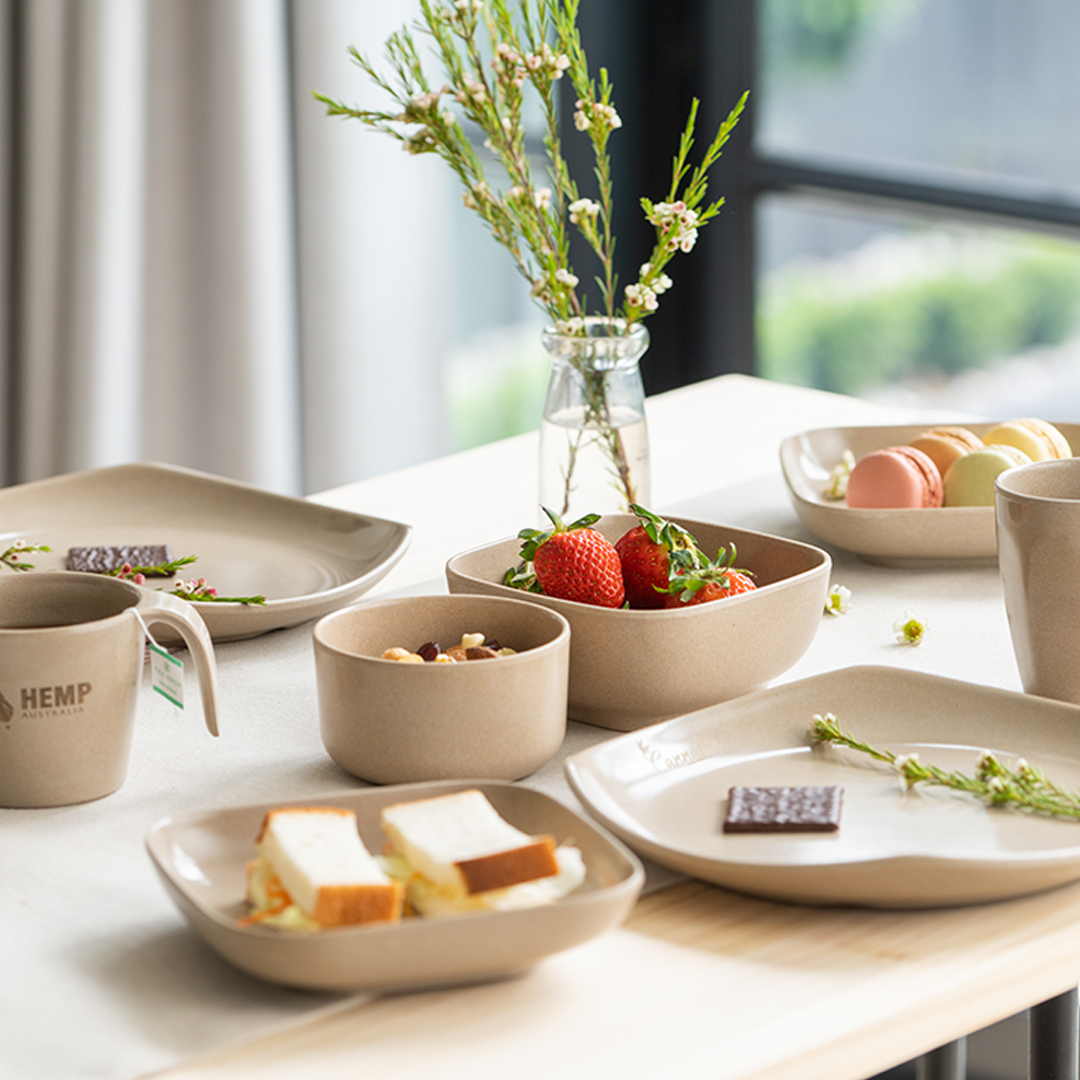 Hemp products in use